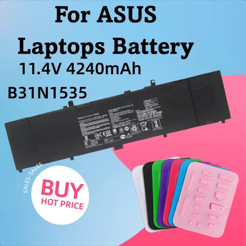 

11,4 В 4240 мАч B31N1535 для ноутбуков ASUS U4000U U310U UX310U RX310 U410U RX410 Аккумулятор