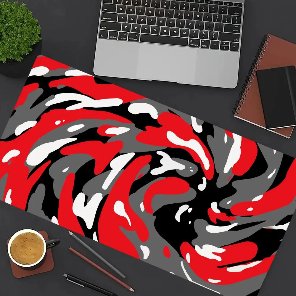 ستراتا لوحة ماوس فنية سائلة كبيرة للكمبيوتر المحمول ماوس الوسادة XXL مكتب الألعاب ماوس جديد المطاط أسفل عدم الانزلاق مكتب طويل حصيرة