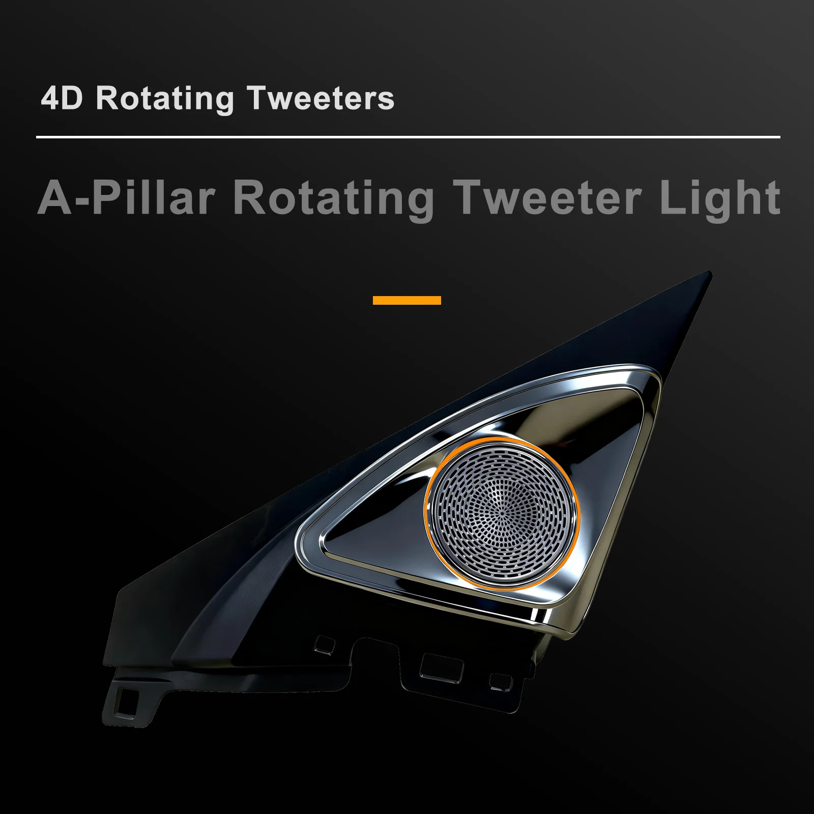 Ezonetronics Rotating Tweeter Ambient Light for 2016-2021 10th Gen Honda Civic 1:1 OEM Fit Plug & Play Original Screen Control