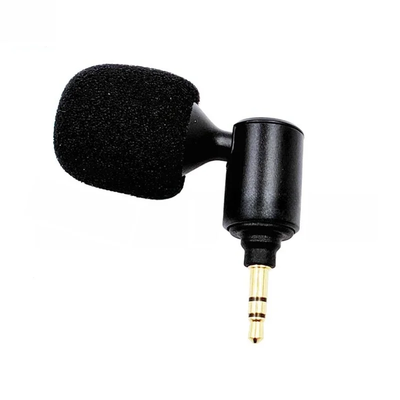 Mini Microphone for Live Streaming Sound Card Recording Phone Camera Amplifier Laptop Tablet Game Controlle Noise Reduction Mic