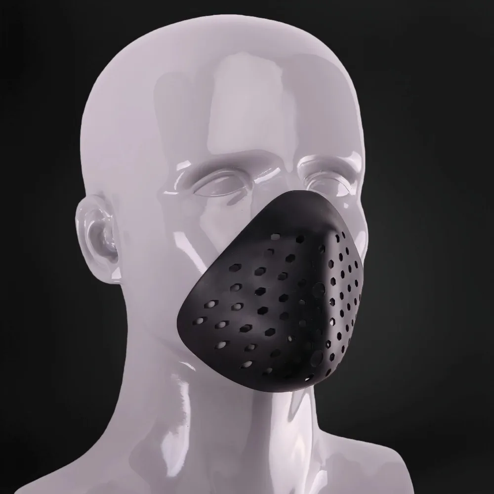 Máscara de silicona 3D de media cara para Halloween, cosplay, balaclava de araña - Carcasa facial de silicona para Airsoft, Paintball, Caza y Protección