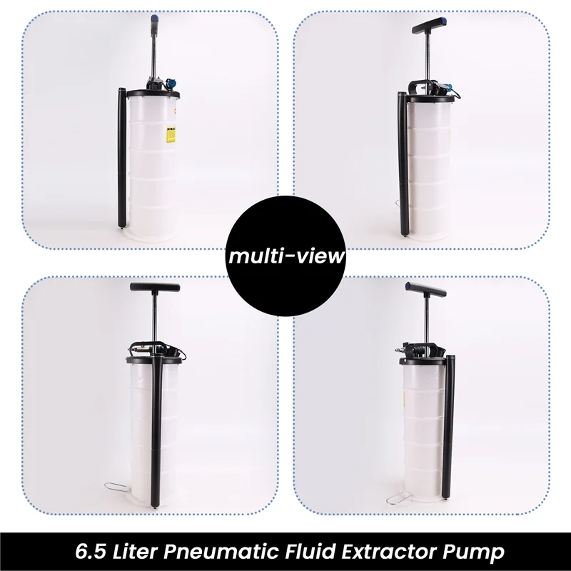 

H5-6.5 Liter Pneumatic Fluid Extractor Pump Oil Changer Vacuum Fluid Extractor Oil Change & Fluid Change Tool