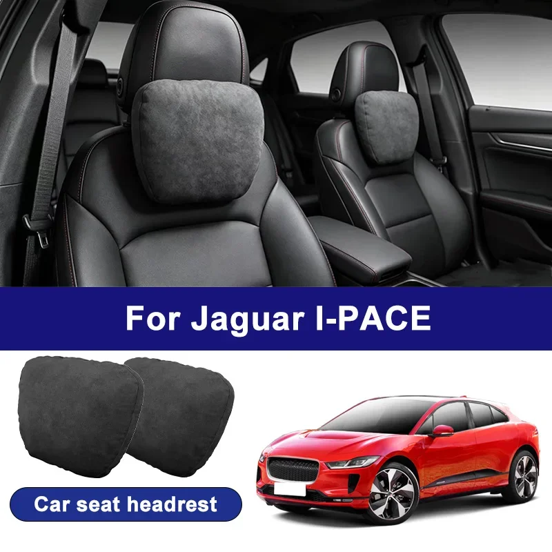 

For Jaguar I-PACE car headrests, soft universal adjustable car seat pillows, car neck pillow cushions, car accessories