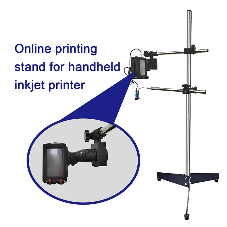 120cm Handheld Inkjet Printer Brackets Stainless Steels Stand Holder for Printin