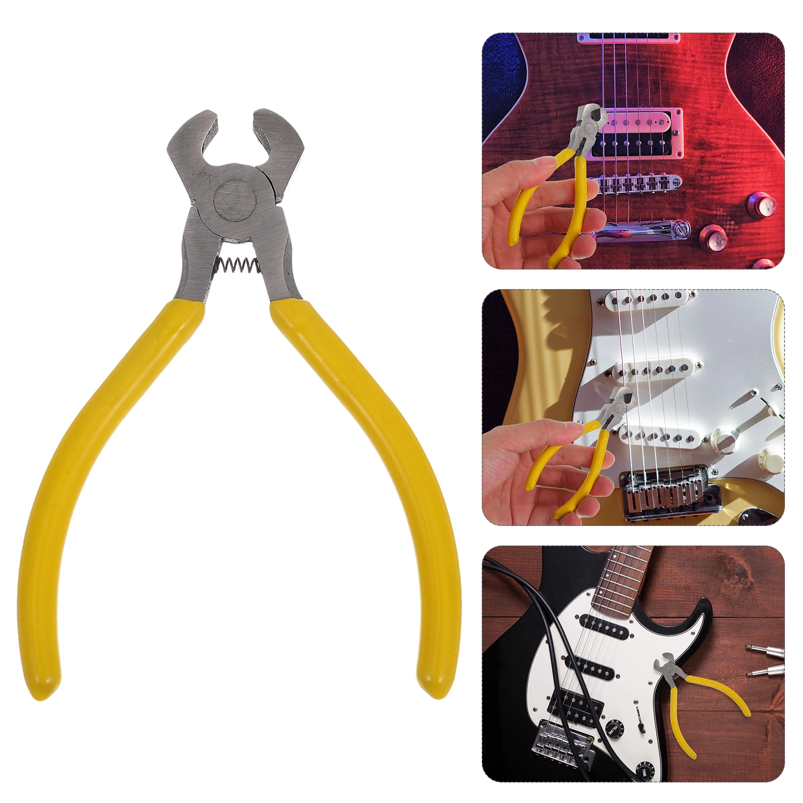 

Clip Spring Removing Pliers String Cutters Guitar Repair Luthier Tool Pocket Wire