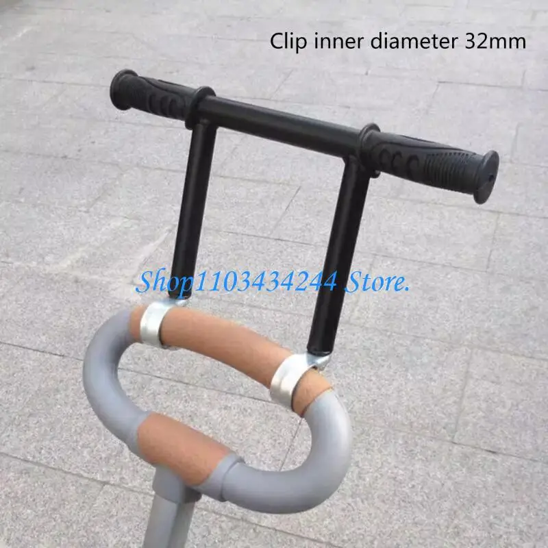  Ergonomical Pram Handle Extender Easy to Attach Adjustable Height Pram Armrest Multiple for Improves Comfort