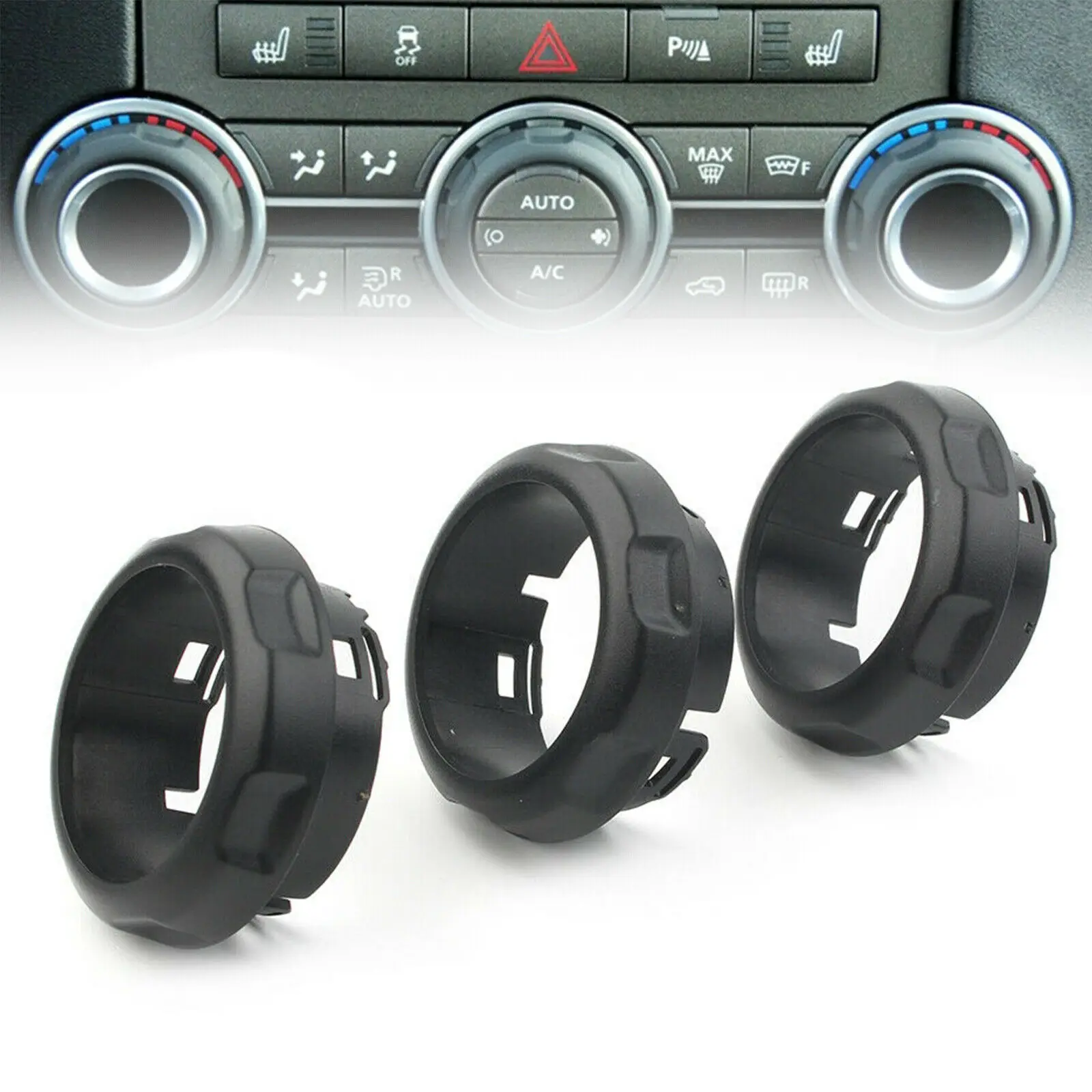 For Land Rover Discovery 4 LR029591 AC Swicth Knob Trim Fittings Reliable 3X Accessories Air Conditioning Knob
