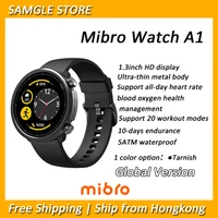 Reloj inteligente Mibro A1, edición Global, Monitor de ritmo cardíaco y oxígeno en sangre, resistente al agua hasta 5ATM, reloj inteligente deportivo Bluetooth a la moda