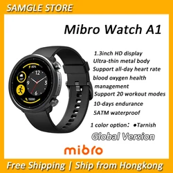 Mibro A1 Smart Watch Global Edition Ossigeno nel sangue Cardiofrequenzimetro 5ATM Impermeabile Moda Bluetooth Sport Smart Watch