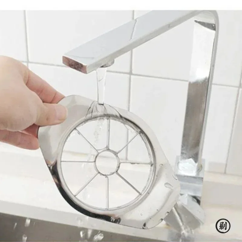 Stainless Steel Comfortable Handle Apple Slicer Fruit Core Remover Use Sharp Slice Reusable Vegetable and Fruit Tools - view 5