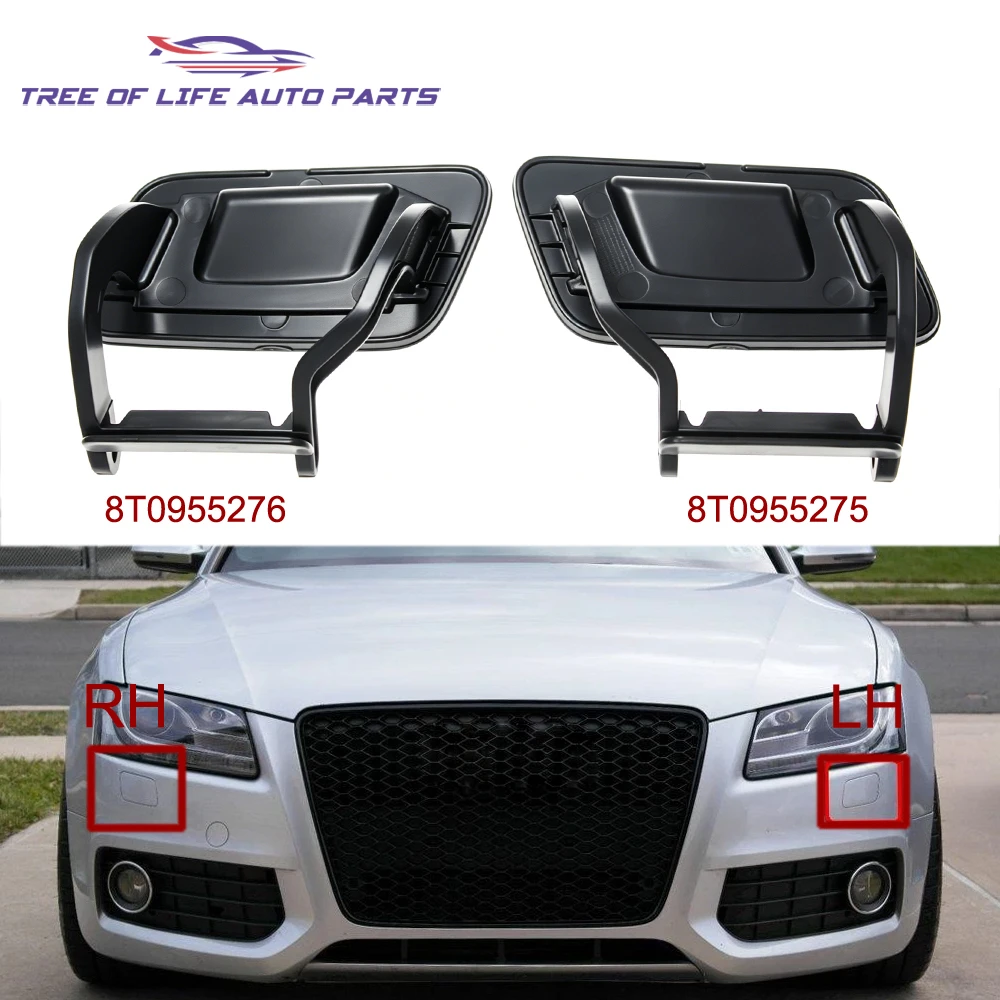 Für AUDI A5 S5 2008-2011 8T0 955 276 Frontstoßstangen-Scheinwerferreinigungsdüsenabdeckung 8T0955275 8T0955636