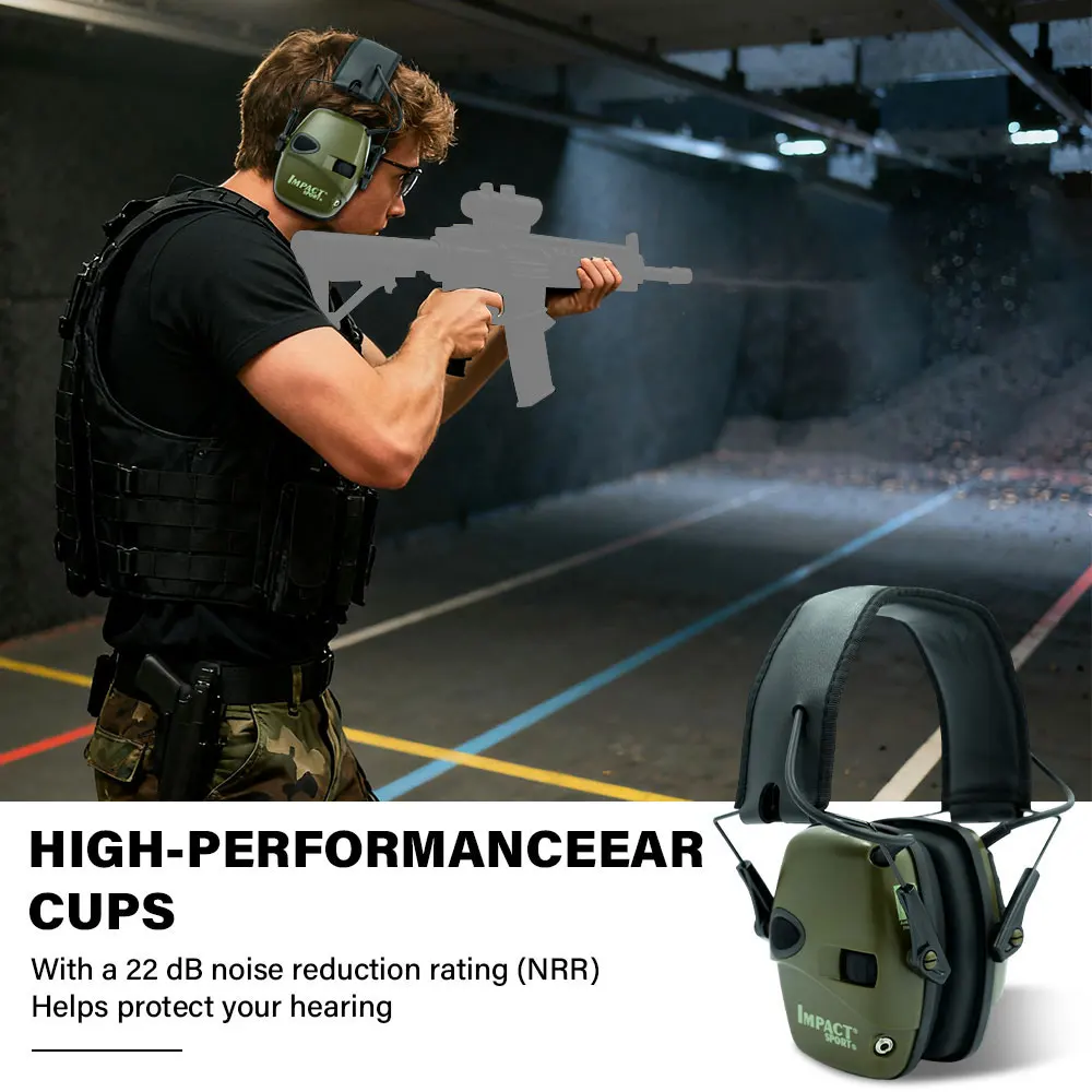 

Electronic Noise reduction Headset Headphones for Hearing Protection Ear Protect Noise Reduction Active Hunt Protection Earmuff