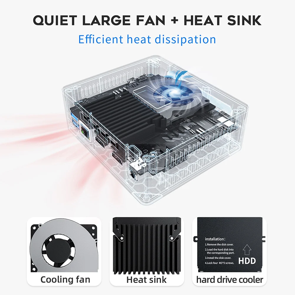 Beelink Mini S12 Pro Intel 12th N100 S13 N150 Intel 11th N5095 Mini PC 8GB 128GB 256G SSD N95 Desktop Gaming Computer VS SOYO M2