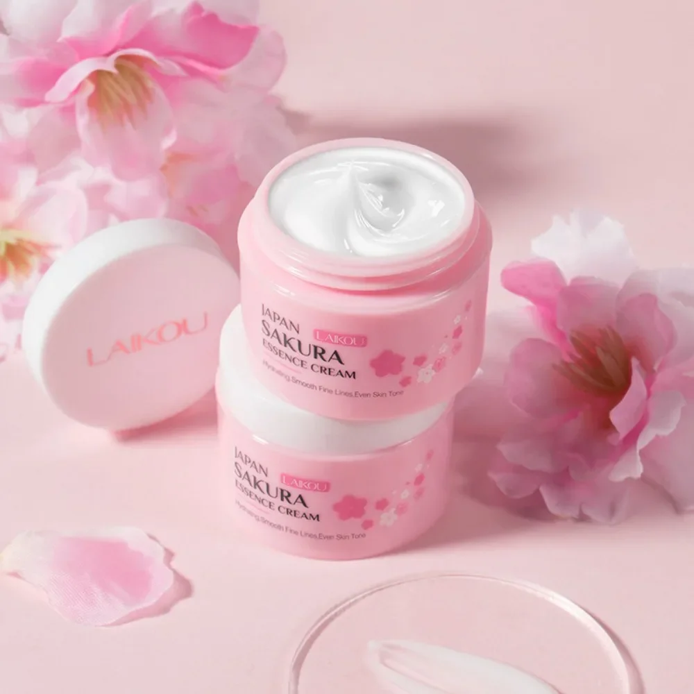 Creams for Face LAIKOU Sakura Essence Face Cream 25g Fresh and White Beauty Winter Moisturizing Face Care Skin Care Products