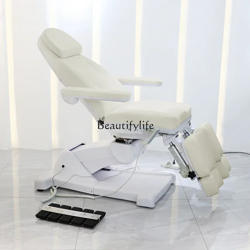 Electric Foot Leg Care Care Bed Rotatable Seat Adjustable Leg Support Beauty Pedicure Chair