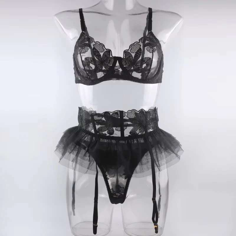 

Bikini, internet celebrity tulle skirt, ruffled tutu skirt, garter belt, tight-fitting lingerie, shapewear set