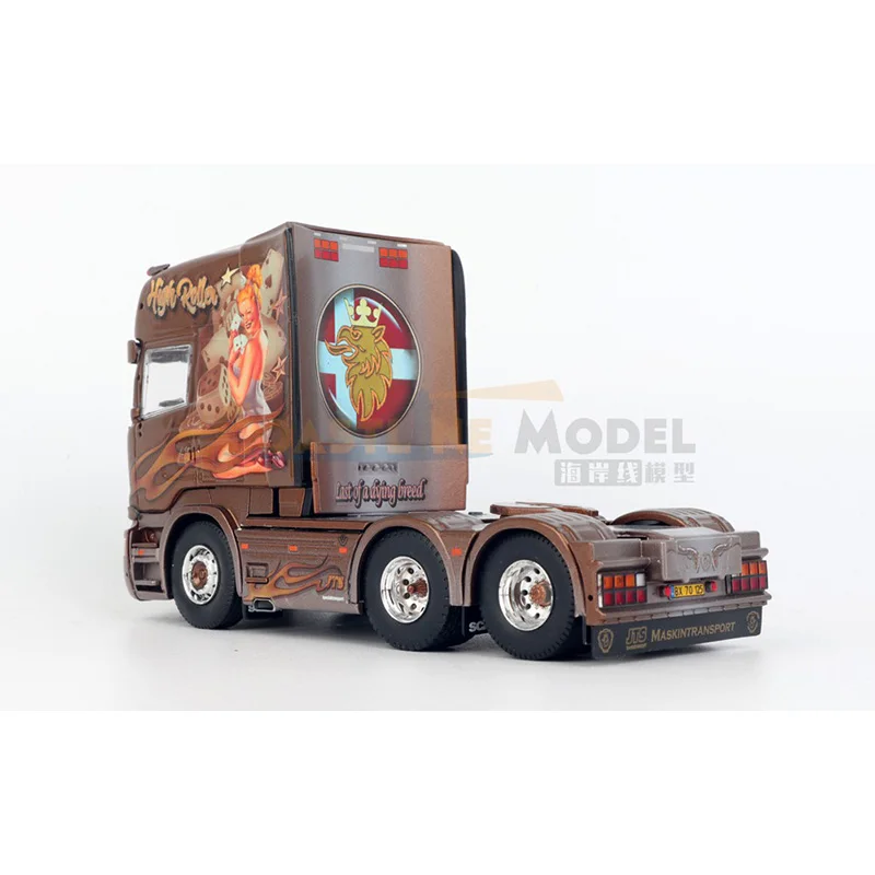 Tekno 1:50 Scale Diecast Alloy Cania Tractor Truck Toy Car Model Classic Nostalgia Adult Collection Souvenir Gift Static Display