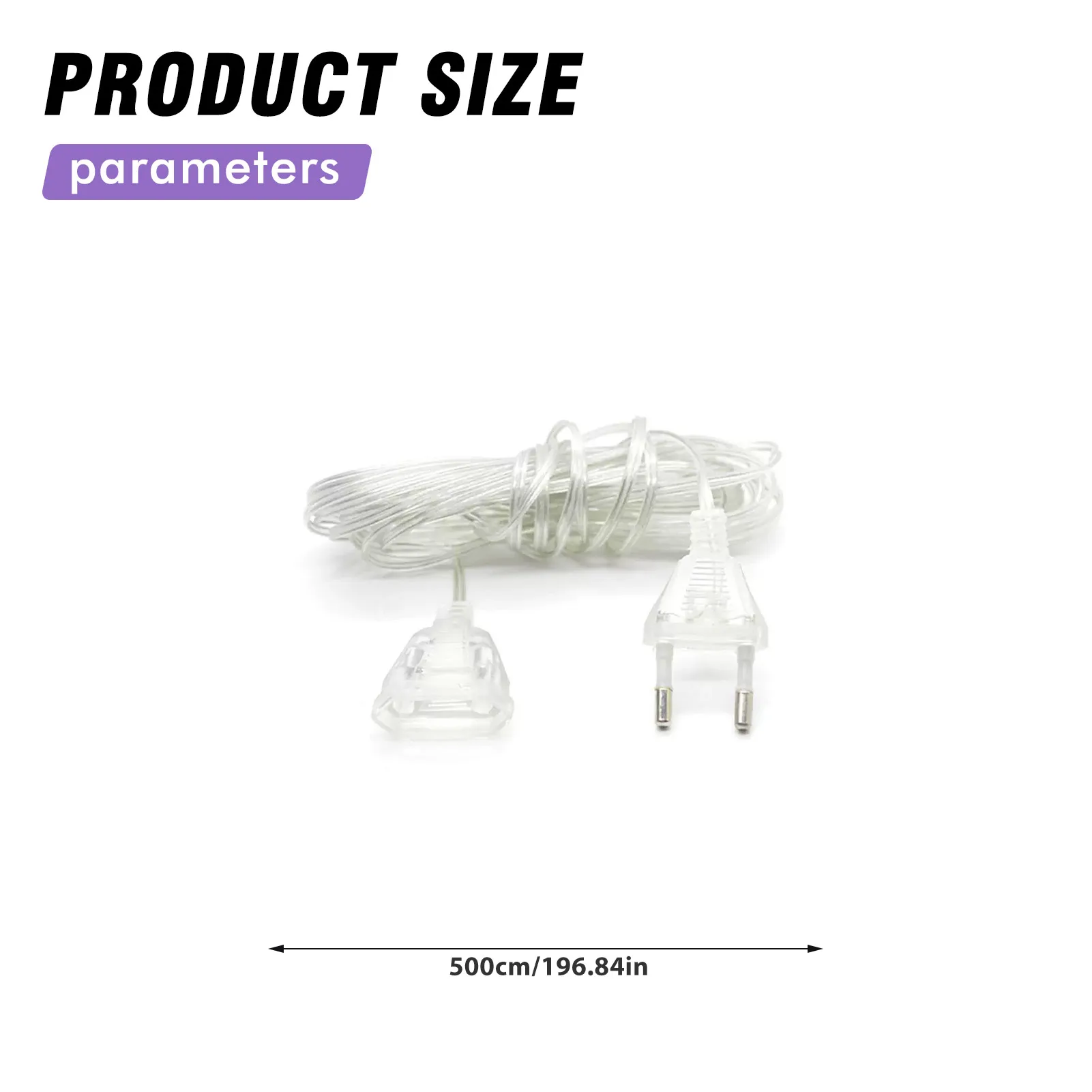 5 متر الاتحاد الأوروبي القياسية مصباح سلسلة تمديد كابل تمديد مصباح ليد سلسلة تمديد التوصيل عيد الميلاد السنة الجديدة إكسسوارات مضيئة للزينة