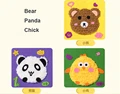 3 animal panda