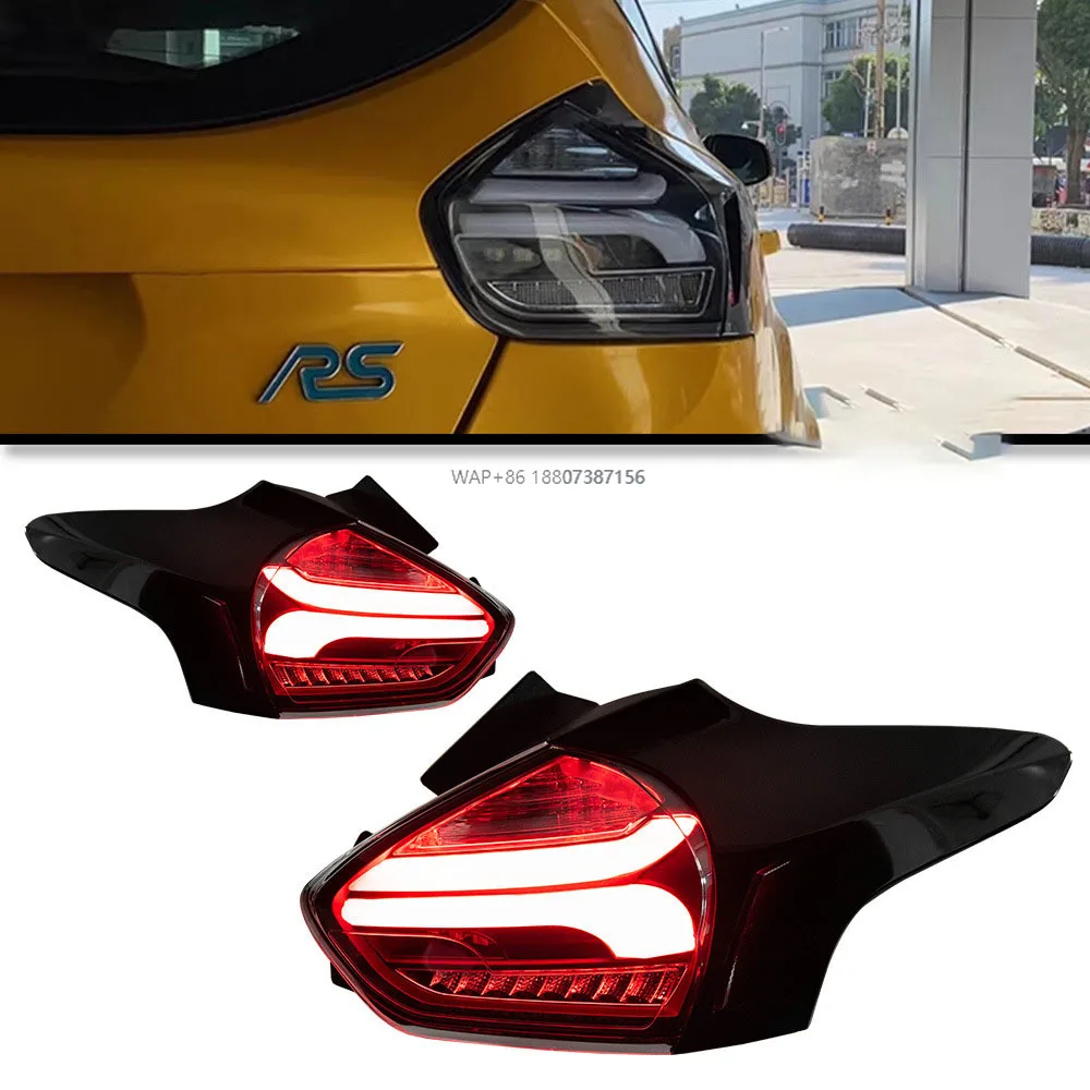 Suitable for 15-18 Focus Hatchback Tail Lights LED Turn signal Brake Lights Rear Tail Light Assembly