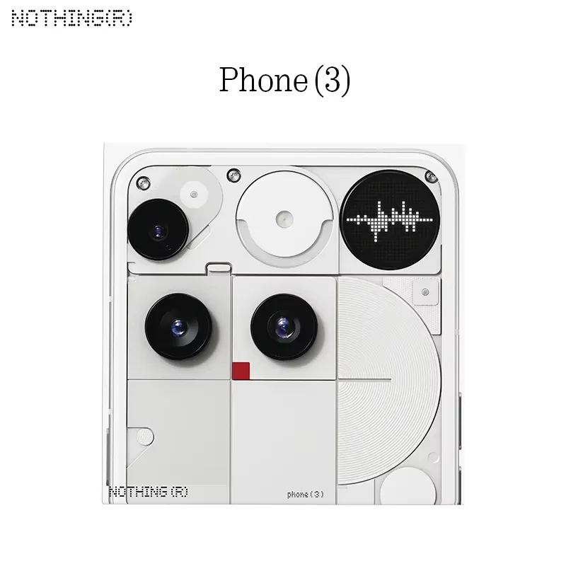 Nothing Phone (3) Qualcomm Snapdragon 8S Gen 4 6.67 AMOLED 120Hz Triple 50MP Camera 3 mics 5