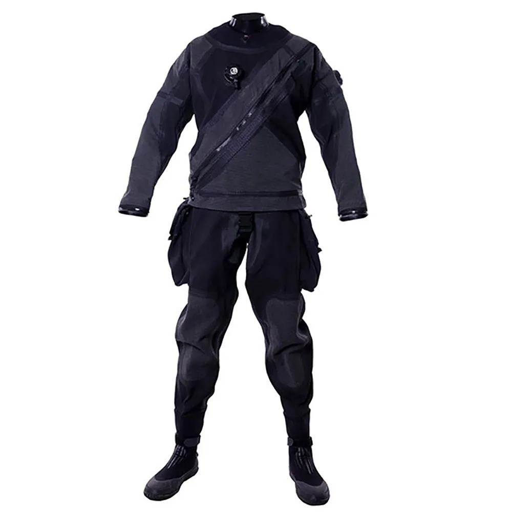 NAVYFEL-Drysuit Trilaminado masculino, terno de mergulho