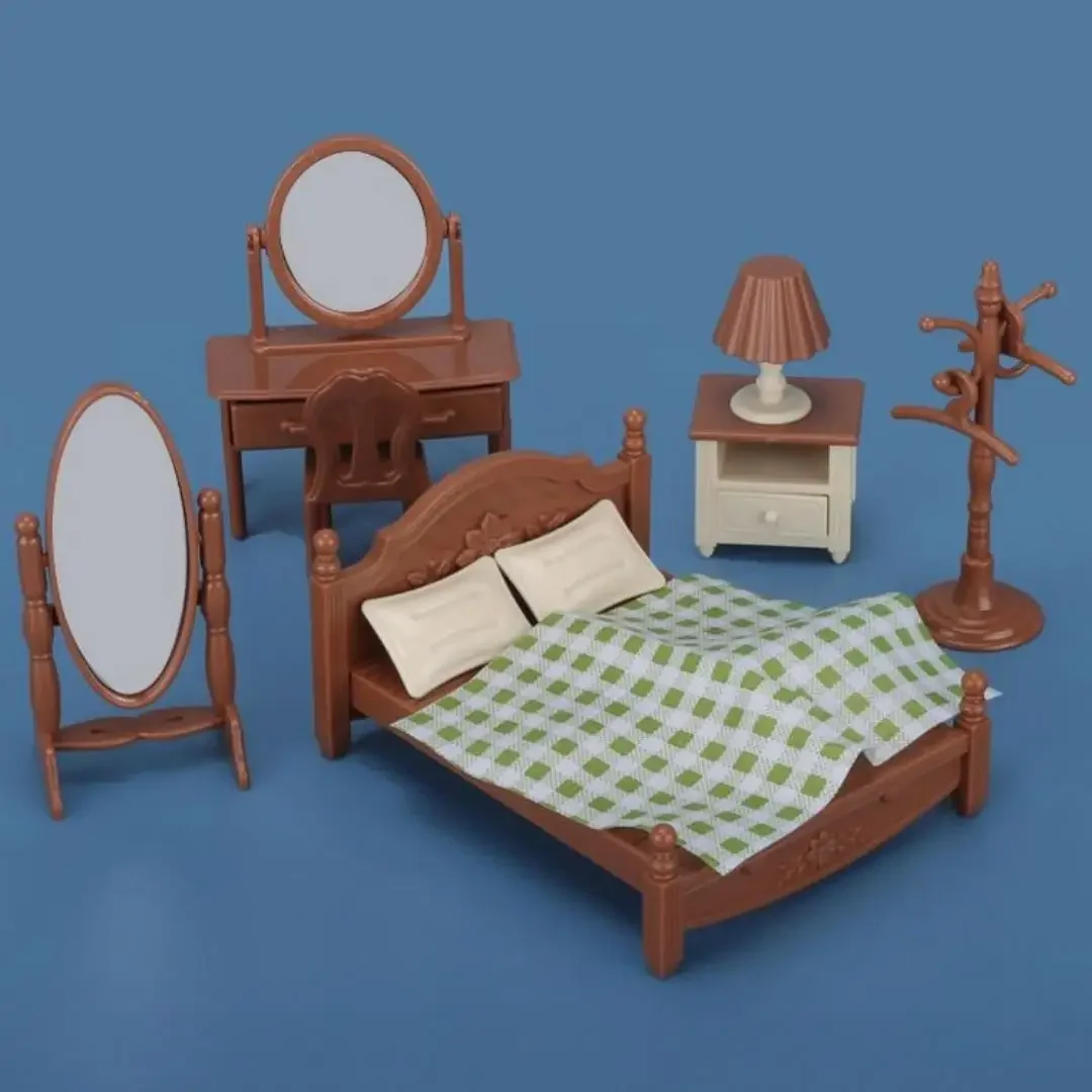 Miniaturowy stół do jadalni dla lalek, akcesoria do domku dla lalek, zabawki dla dziewczynek, zabawa w udawanie, prezent, skala G1.