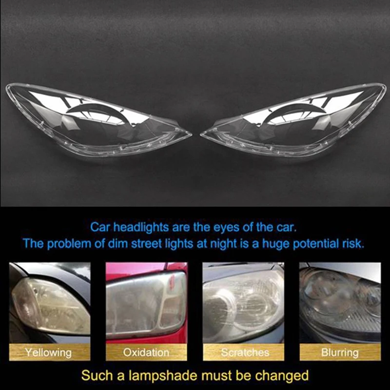 

Car Right Front Headlight Lens Shell Replacement Lampshade For Peugeot 307 2008-2013