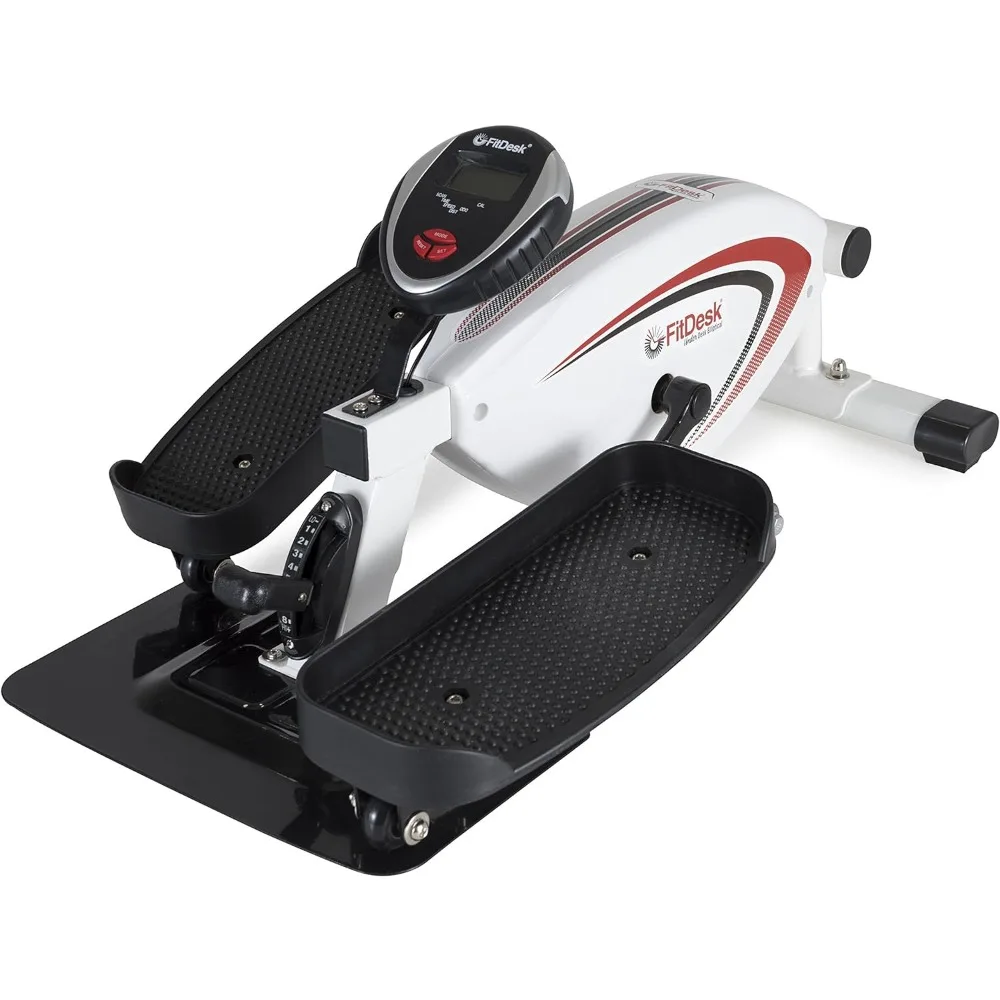 Under Desk Bike Pedal Machine with Magnetic Resistance for Quiet, - Adjustable Tension