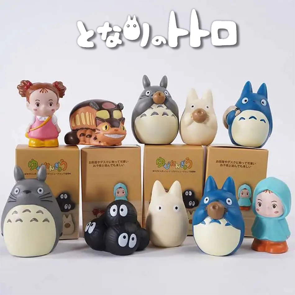 

Hot Anime Cute Animal Character Bare Totoro Blind Box Mini Finger Doll Cartoon Figure Toy Ornaments Dolls Children Birthday Gift