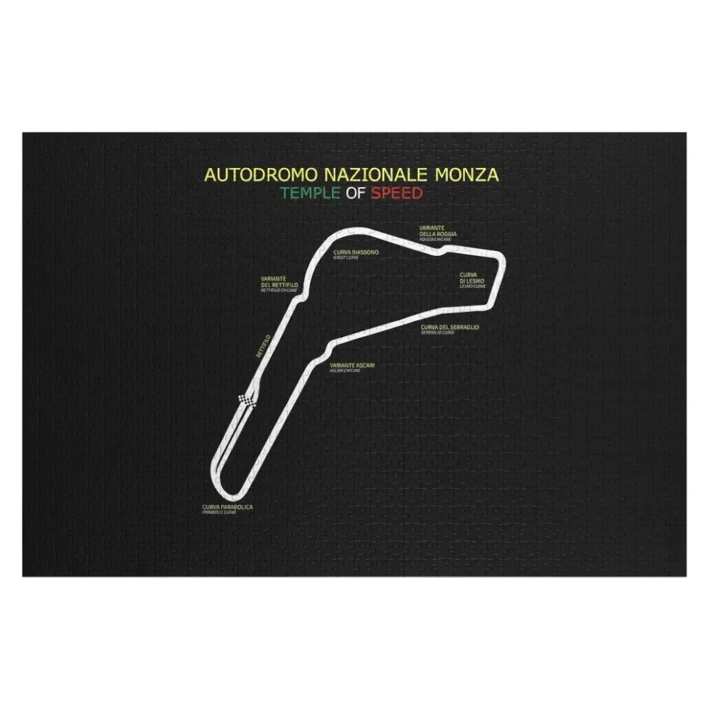 The Autodromo Nazionale Monza Jigsaw Puzzle Custom Wooden Name With Personalized Photo Puzzle