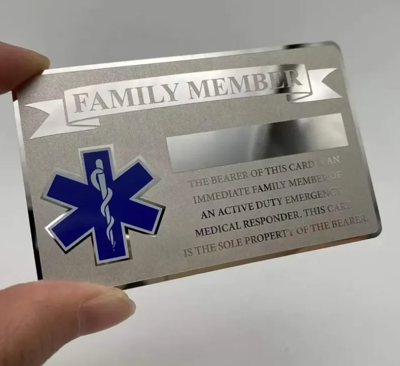 

100pcs Customized die-cutting personalized metal credit card stainless steel Vip membership blank business card