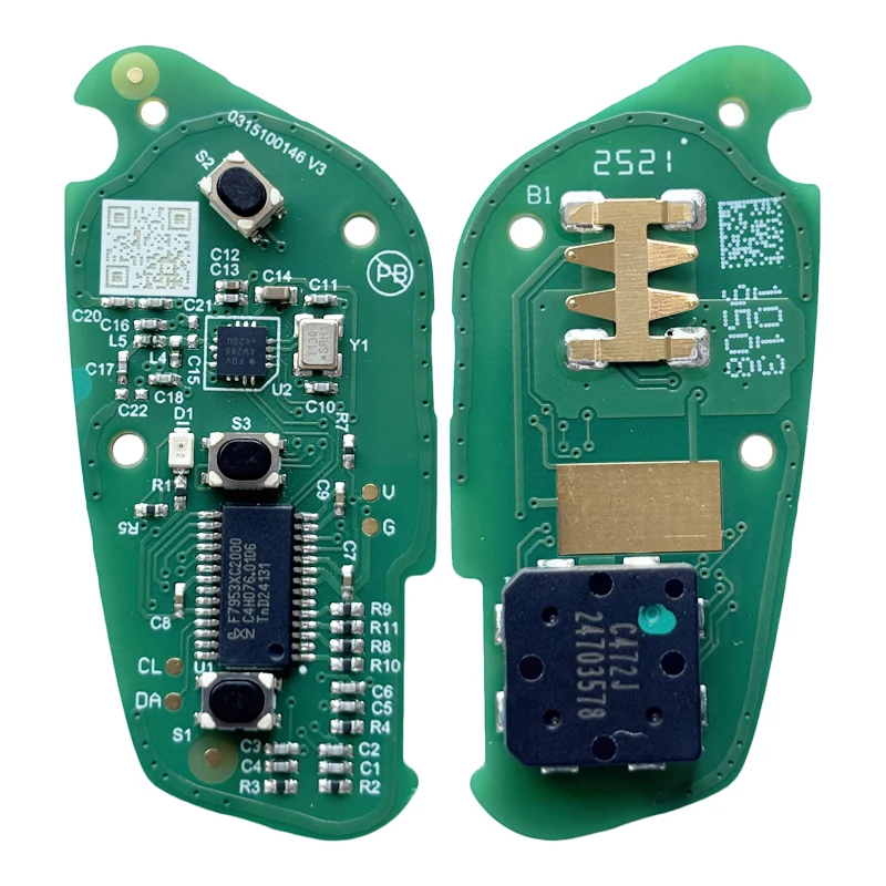 Smart Remote Key 3 Button 433 Mhz 47 Chip Smart Car Key For MG HS Version