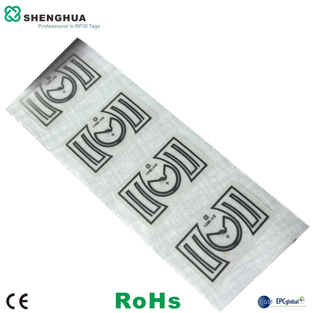 

50pcs/lot Anti-counterfeit Transparent RFID wet inlay Unique ID UHF Passive Smart With ISO 18000 6C Gen 2