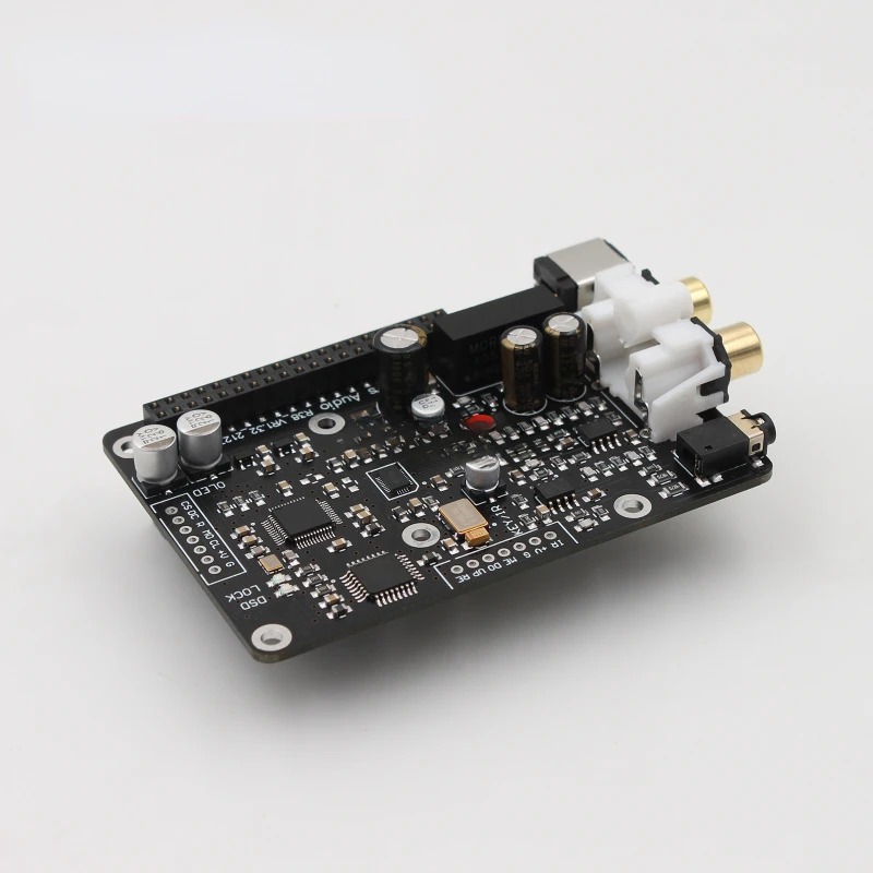 R38h Raspberry Pi, expansion board DAC decoding board 4B 3B IIS 768KHz DSD512 hard solution