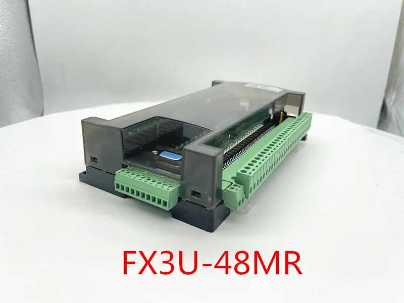 High speed FX3U-48MR/48MT 24 input 24 output 6 analog input 2 analog output industrial control board with RTU CAN communication