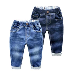 IENENS Boys Casual Jeans Trousers Baby Toddler Boy's Denim Clothing Pants Kids Children Garments Bottoms 2 3 4 5 6 7 Years