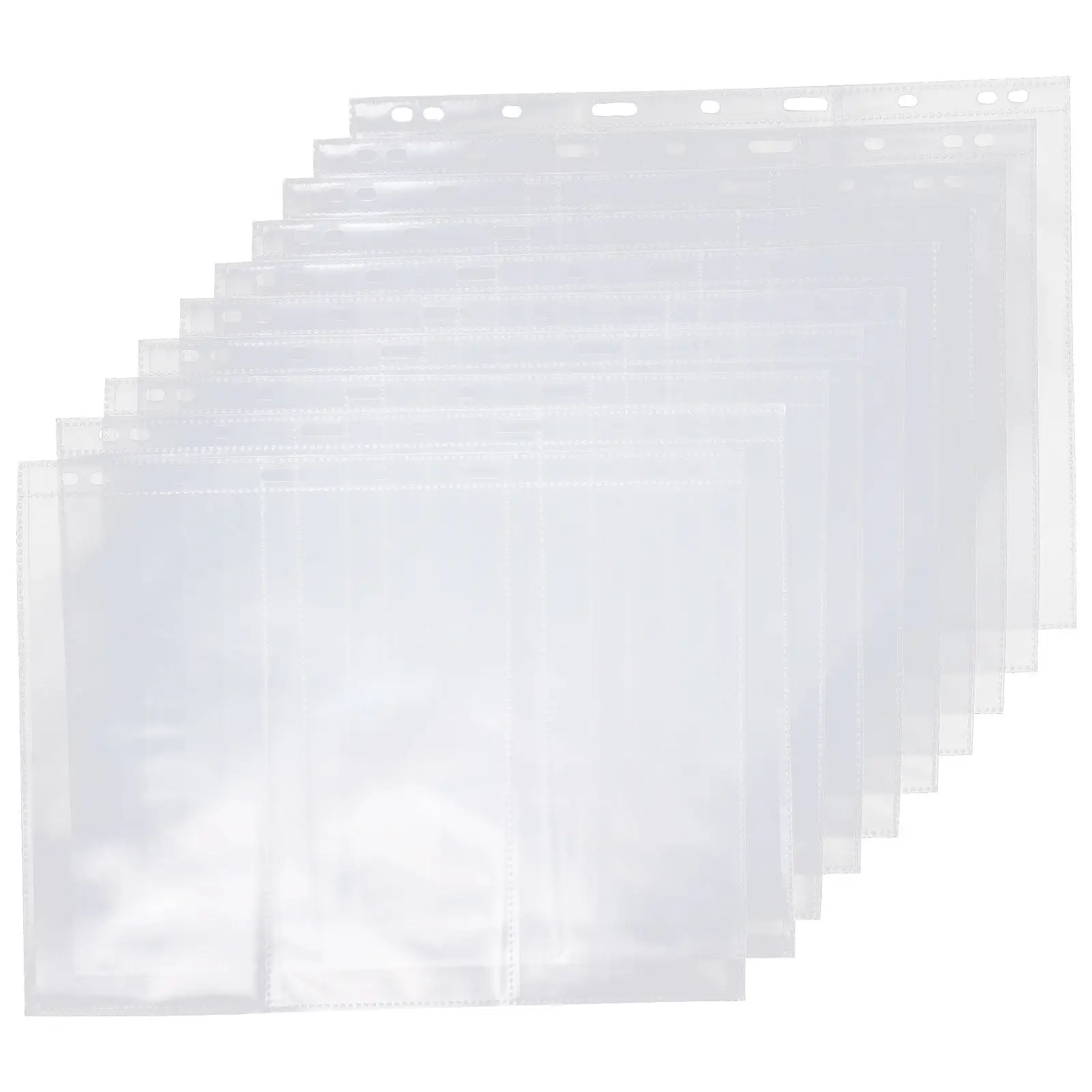10-paginas-de-refil-para-Album-de-fotos-de-longa-duracao-e-multiuso-compativeis-com-ficharios-de-folhas-soltas-para-notas-bilhetes-postais-e-selos