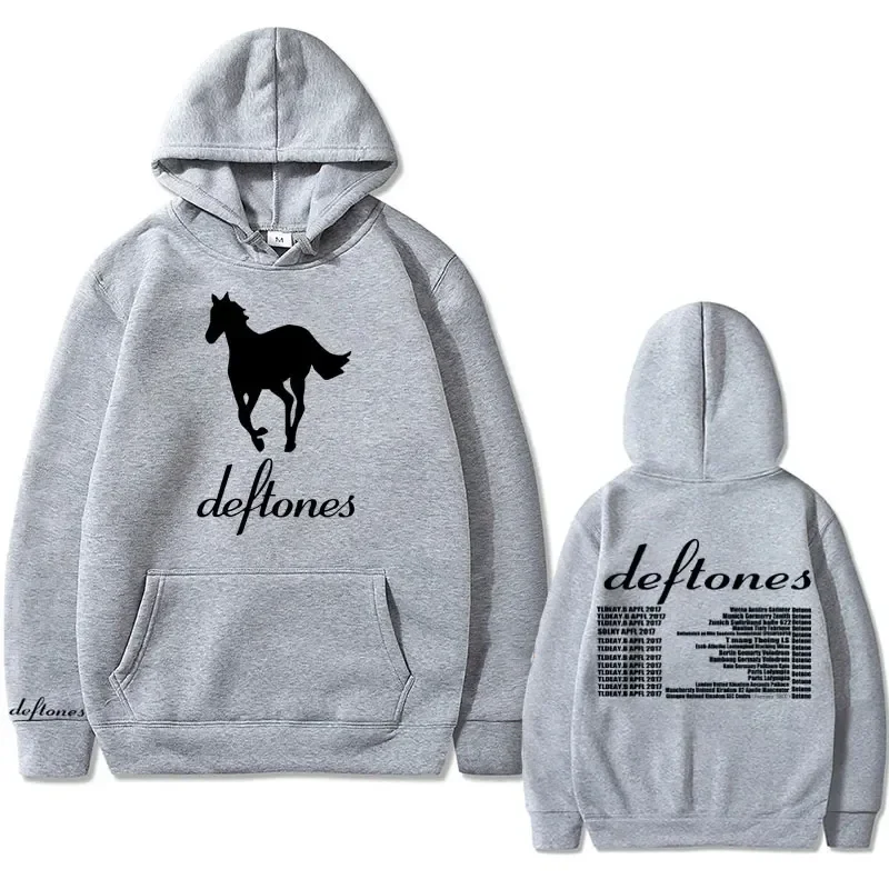 Harajuku Women Sweats Oversized Deftones Hoodie Funny Retro y2k Vintage Hoodies Graphics Long Sleeve Pullover Men's Hoodie