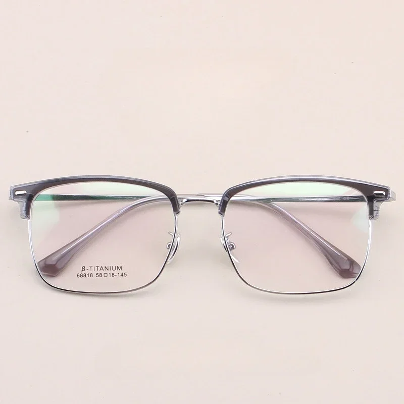 

58-18-148 Ultra-light Frame Tr90 Eyebrow Frame Men's Large Eye Glasses Frames for Men