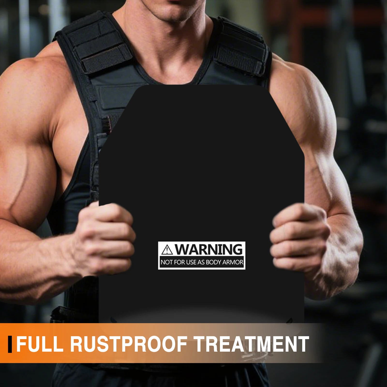 UNIONTAC 2.5 KG weighted Training weight bearing board NIJ III level steel Powder Painting  for bulletproof vest protection