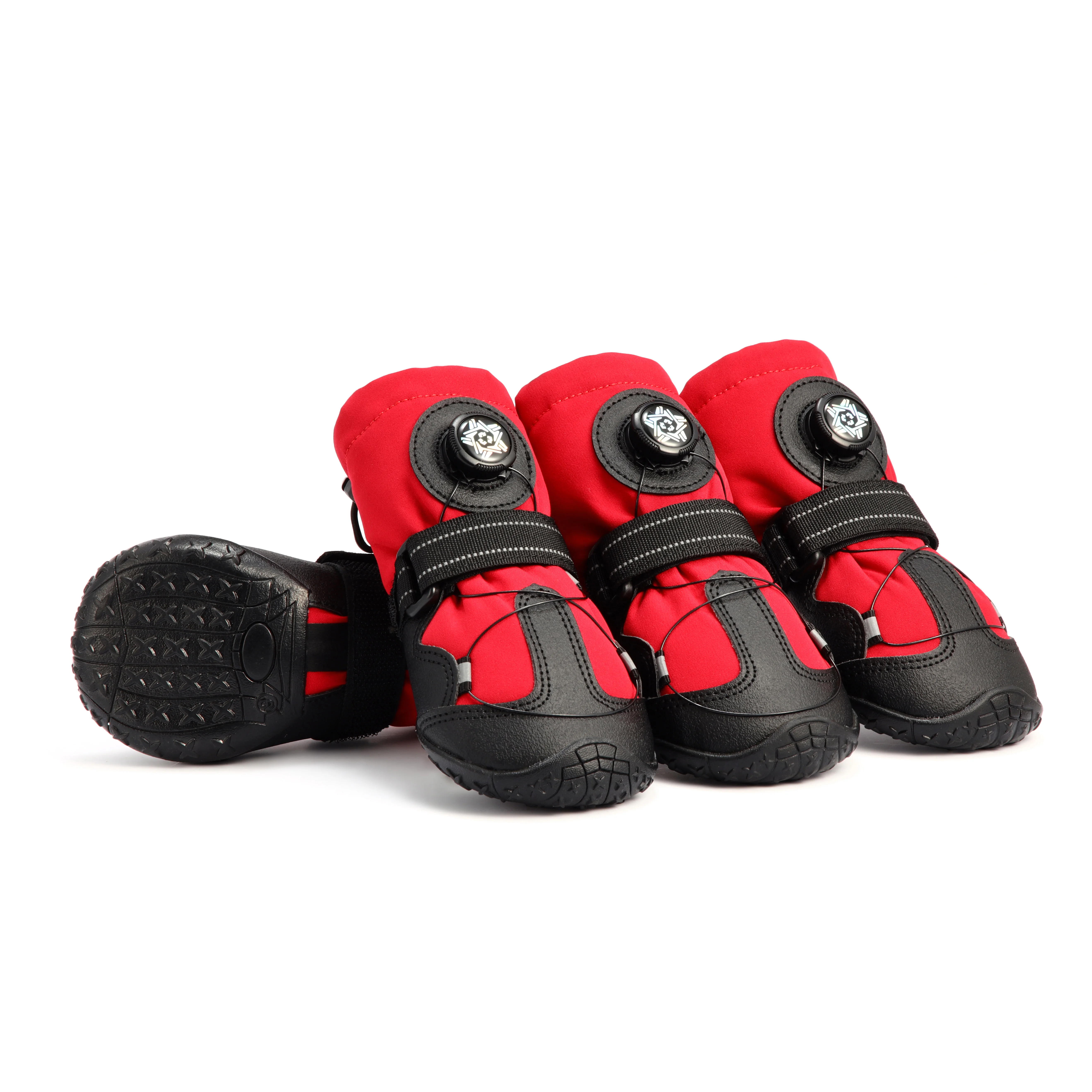 High Quality Anti- slip Dog Shoes Waterproof Adjustable for Hot Pavement Hiking Dog Pet Shoes for Dogs OEM ODM Rubber Sole