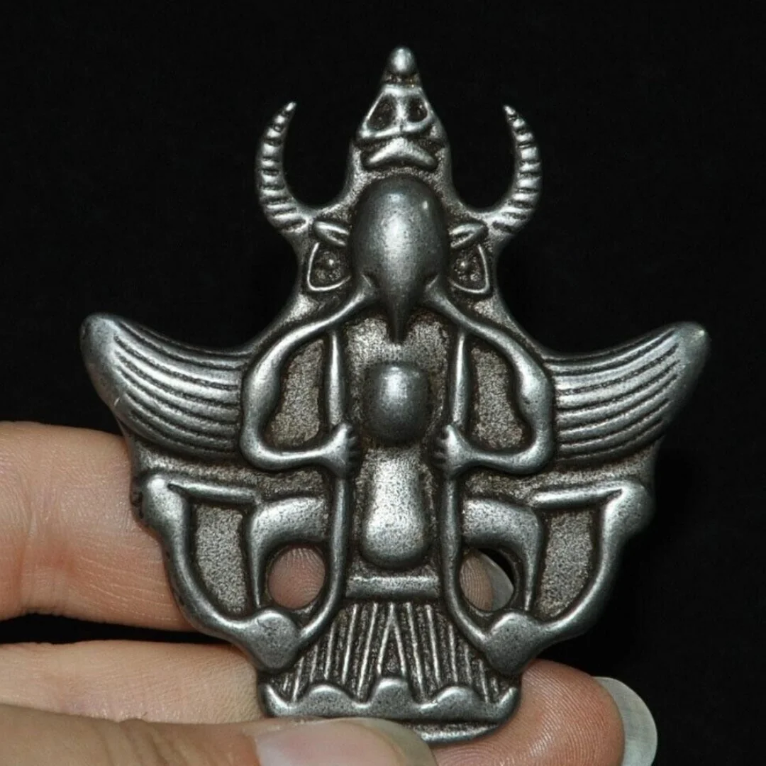 

Tibetan Tiantie strange Redpoll Winged Garuda Bird Eagle Buddha Thang-ga