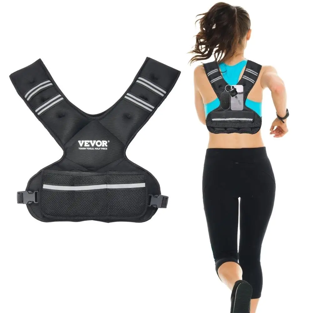 

Adjustable Weighted Vest 20-32LB for men & Women Strength Training & Running