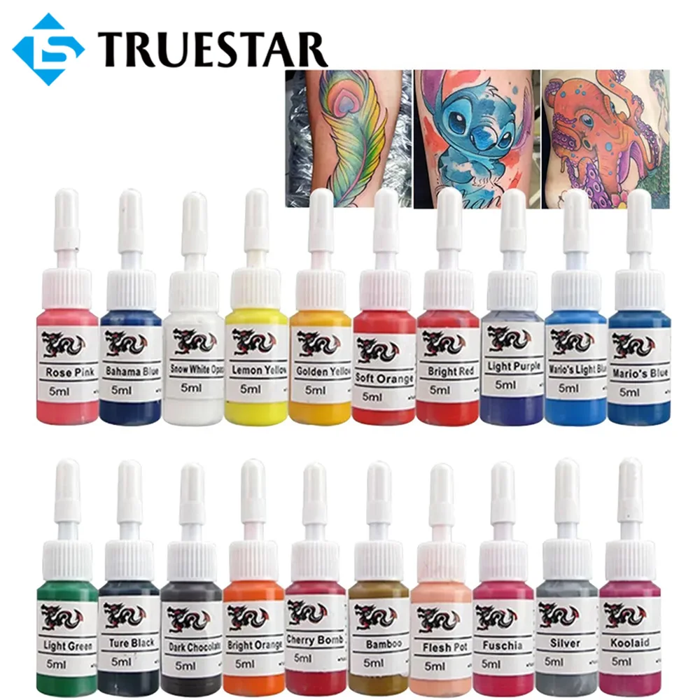 

7/14/20 Colors Tattoo Ink Professional Tattoo Ink Pigment Sets Semi Permanent Natural Plant Pigments Practice Ink Tattoo Supply