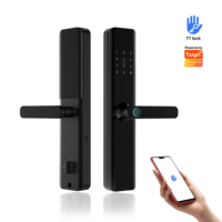 Wifi Fingerprint High Security Hotel Smart Door Lock With Tuya APP TTLOCK  Waterproof Electric Digital Wifi Mobile Lock