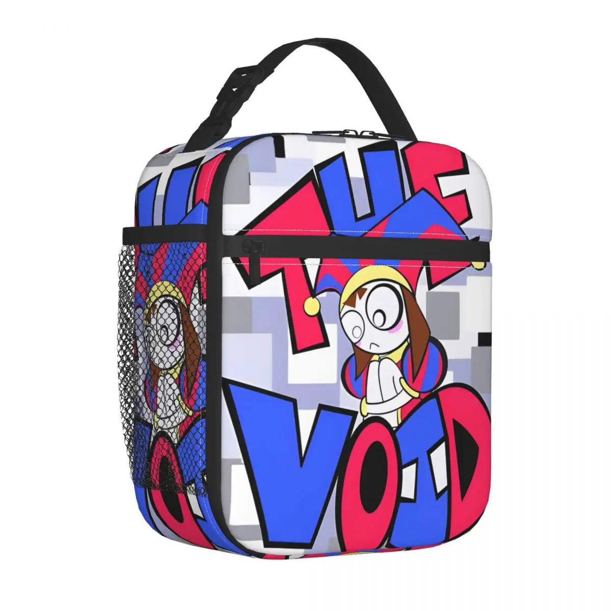 

The Amazing Digital Circus Insulated Lunch Bags High Capacity Reusable Thermal Bag Tote Lunch Box Beach Outdoor Bento Pouch