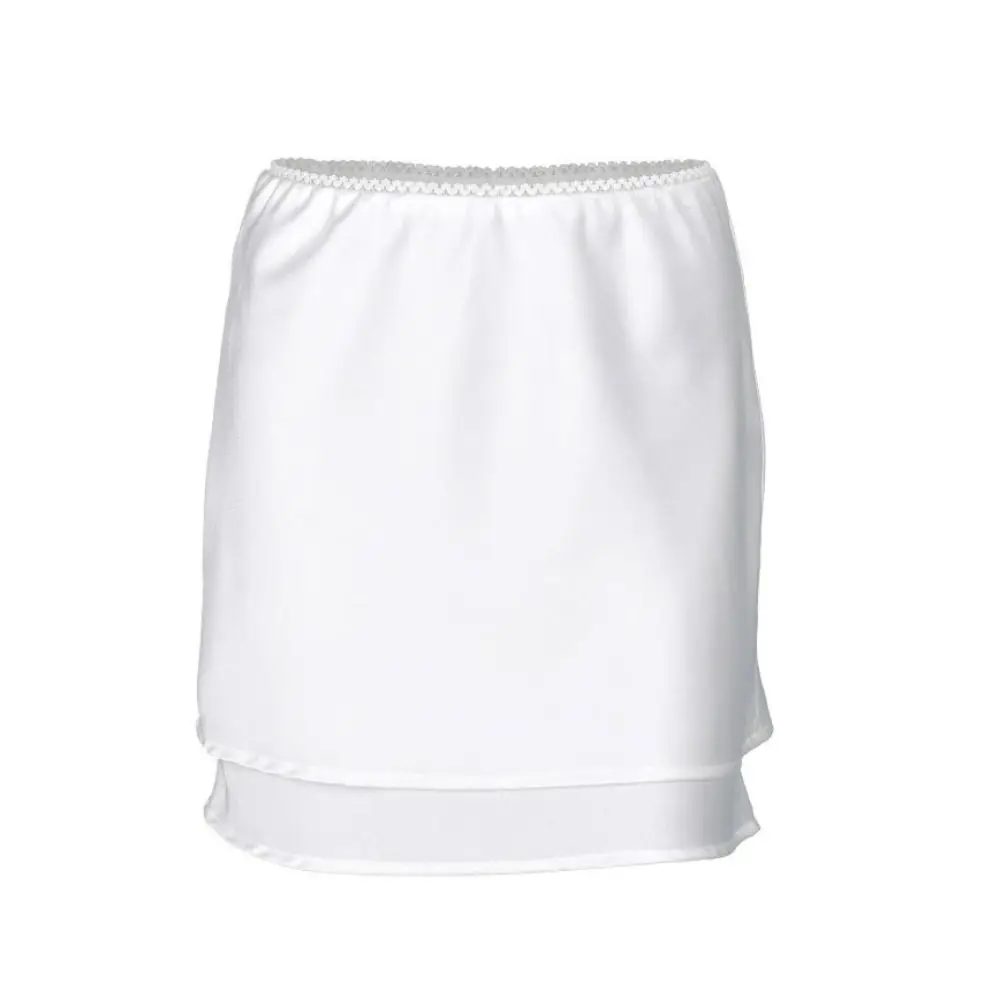 

Fashion Summer Women's Mini Skirt High Waist Silky Short Skirts Thin A-Line White Skirt Streetwear