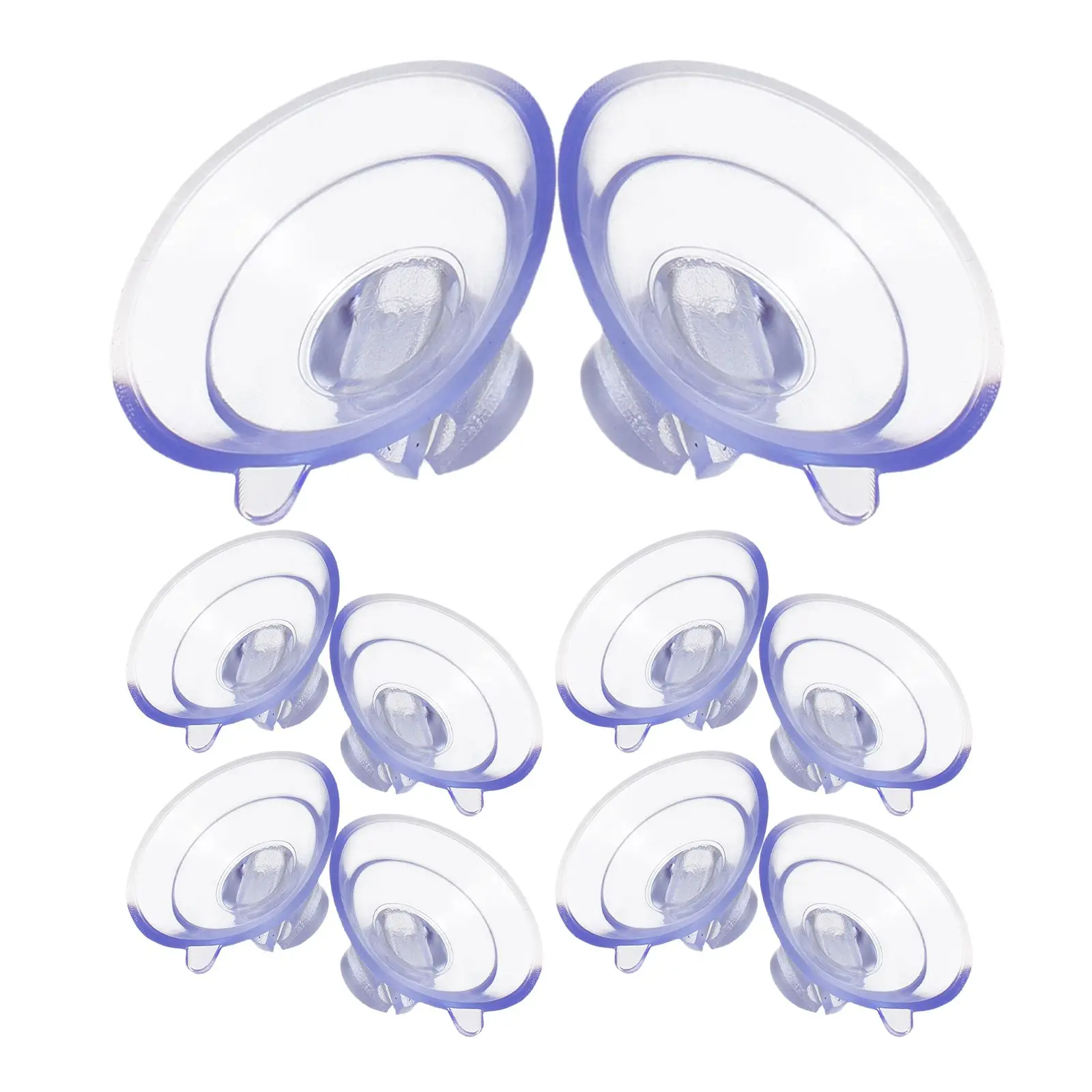 

30 Pcs Suction Cup Mount Shower Hooks Christmas Decorations Clips Lights Cups Hangers Window LED