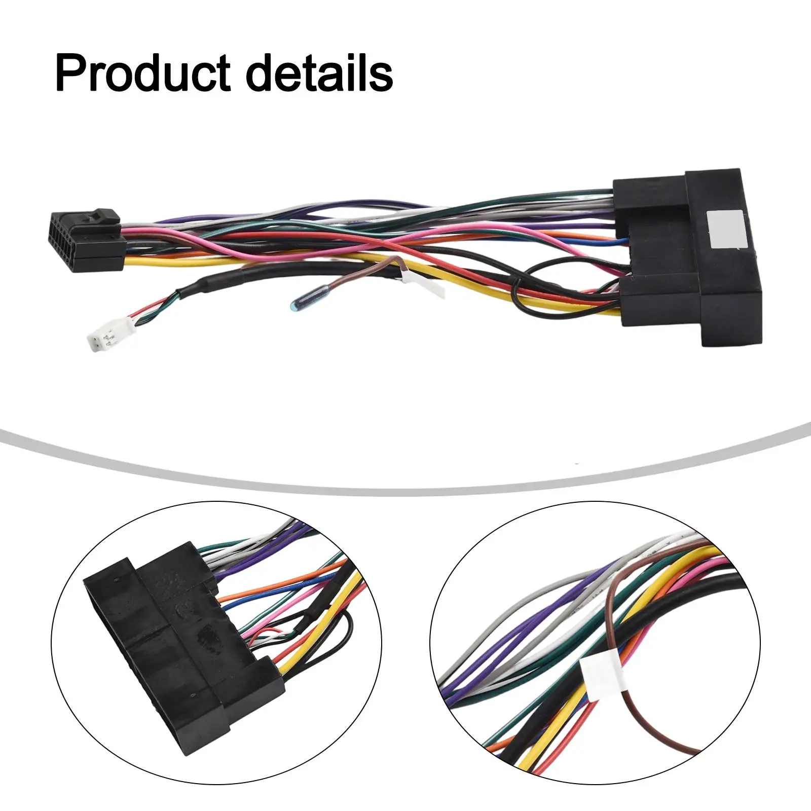 Car Radio Power Cable Replacement Car Accessory Auto Wiring Harness Car Radio Harness Direct Installation Practical And Reliable view 4